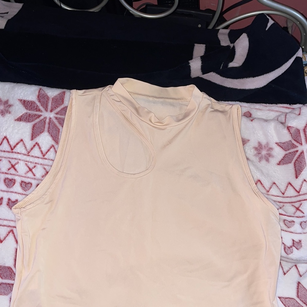 Brand:BlushMark.  Size:XL.    Color:Light Blue/Light Khaki - Picture 4 of 8